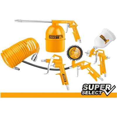 INGCO KIT COMPRESOR DE AIRE 5 PCS NEUMATICO - AKT0053-1
