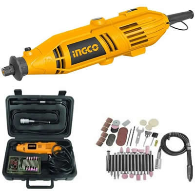 INGCO MINI TORNO GRINDER MULTIPROPOSITO 130W + 52 ACCESORIOS INGCO - MG1309