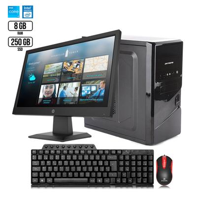 INTEL PC BASICA COREI3 3.6GHZ MONITOR19 SDD250GB RAM8GB