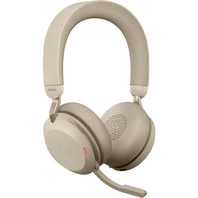 JABRA EVOLVE2 75 UC AURICULARES INALAMBRICOS CON CANCELACION DE RUIDO BEIGE DORADO HASTA 36 HORAS