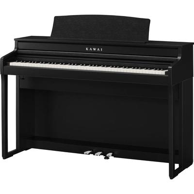 KAWAI PIANO DIGITAL CA401 CON BANCO A JUEGO NEGRO SATINADO