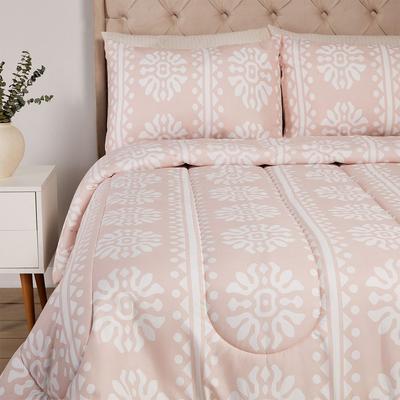 KAZ HOME BASIC SET EDREDON OI25 MICRO PRINT FLOR GEO