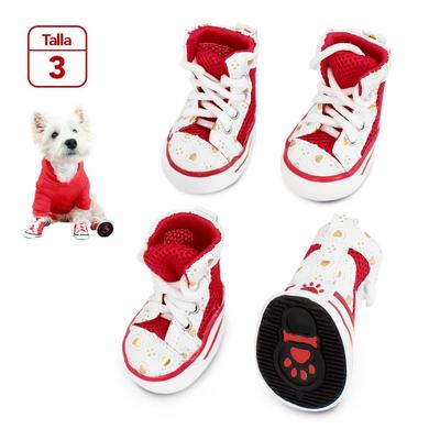 KELLER - ZAPATOS PARA PERROS MASCOTAS ANTIDESLIZANTE TALLA 3 JJ3