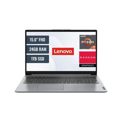 LENOVO LAPTOP IDEAPAD 1 15ALC7 AMD RYZEN 7 5700U 24GB RAM 1TB SSD 15.6 FHD FREEDOS 15ALC9