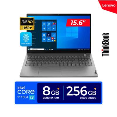 LENOVO LAPTOP THINKBOOK G2 15.6 FHD" CORE I3-1115G4 4.1GHZ 8GB DDR4 256GB SSD FREEDOS