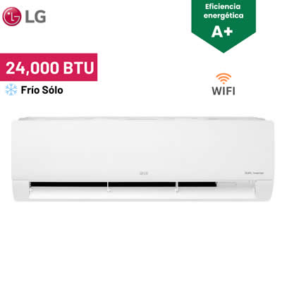 LG AIRE ACONDICIONADO SPLIT 24 000 BT U WIFI FRIO SOLO INVERTER VM242CT