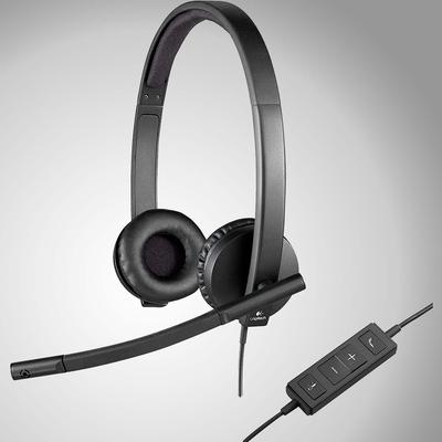 LOGITECH AUDIFONOS ON-EAR H570E C MICROFONO USB PLUG AND PLAY LOGITECH H570E