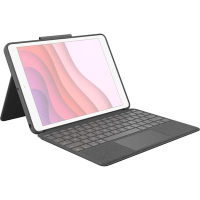 LOGITECH FUNDA CON TECLADO RETROILUMINADO COMBO TOUCH PARA APPLE IPAD GEN 7 A 10 GRIS GRAFITO