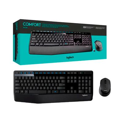 LOGITECH KIT TECLADO Y MOUSE MK345 INALAMBRICO USB SP BLACK