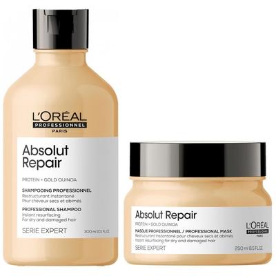 L'OREAL PROFESSIONNEL SHAMPOO REPARADOR 300ML + MASCARILLA 250ML L'OREAL ABSOLUT REPAIR