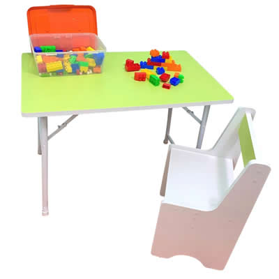 MAS IDEAS PERU SET MESA+SILLA INFANTIL MODELO FLEX 65CM 5-9 AÑOS