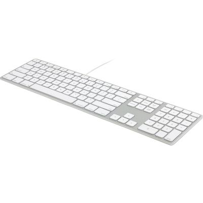 MATIAS TECLADO DE ALUMINIO CON CABLE PARA MAC PLATA USB