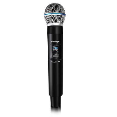 MAXTRON MICROFONO MX738RX VOCALIST UHF RECARGABLE TIPO C