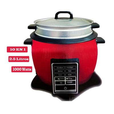 MEGAMOM OLLA ARROCERA 2.5 LTS MULTIFUNCION 10 EN 1 MMRC2510X