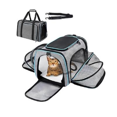 MIA&OSHI PET BOUTIQUE - TRANSPORTADOR PARA VIAJE EXPANDIBLE PARA PERROS Y GATOS