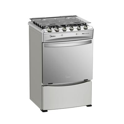 MIDEA COCINA A GAS 4 QUEMADORES ACERO INOX MGS24FS2LBBMSS-PE