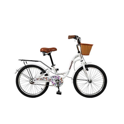 MONARK BICICLETA MONARK PARA MUJER ARO 20 ROMANTIC GIRL GRIS CLARO