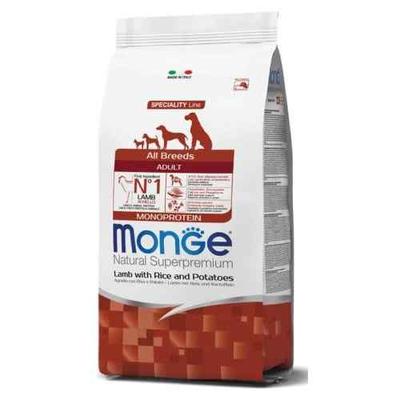 MONGE COMIDA PARA PERRO MONGE CORDERO ARROZ Y PAPA 12KG