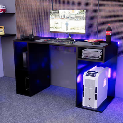 MOVENDA MUEBLES ESCRITORIO GAMER GAMER NR01 49 CM X 120 CM
