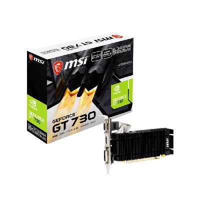 MSI TARJETA DE VIDEO GT 730 2GB DDR3 64-BIT HDMI VGA