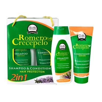 NEVADA NATURAL PRODUCTS 2 ROMERO CRECEPELO SHAMPOO + ACONDICIONADOR 420ML