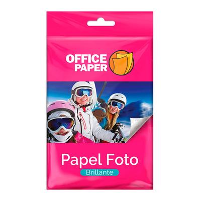 OFFICE PAPER PAPEL FOTO OFFICE PAPER BRILLANTE 180G 10 HOJAS A4