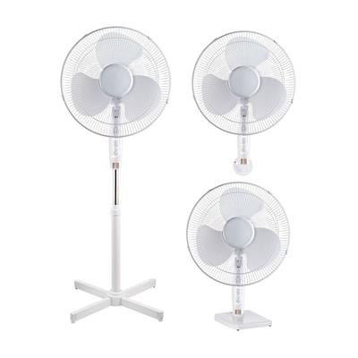 ORANGE VENTILADOR DE PISO BLANCO CON 3 VELOCIDADES Y DISENO METAL/PLASTICO KYT504