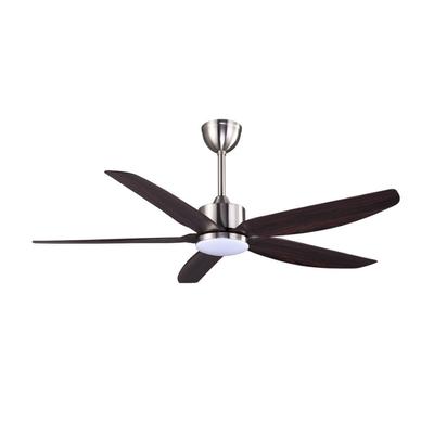 ORANGE VENTILADOR DE TECHO " 5 ASPAS 1 LUZ LED WENGUE + CONTROL PORTO 56