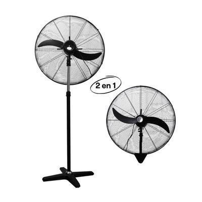 ORANGE VENTILADOR INDUSTRIAL PEDESTAL/PARED 30" NEGRO 3 VELOCIDADES FS750A