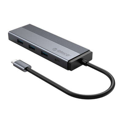 ORICO HUB 5SXH-GY TIPO C 3 PUERTOS USB + 1 PD HDMI