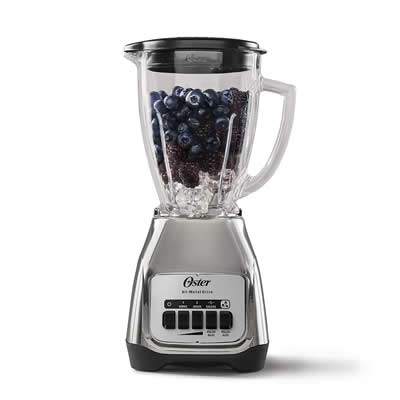 OSTER LICUADORA 2 VELOCIDADES MAS PULSO Y VASO VIDRIO BLSTKAGNPB 2119385