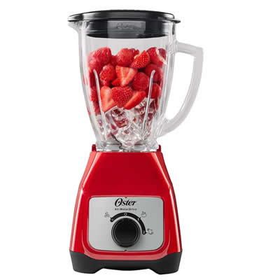 OSTER LICUADORA BLSTKAGRRD ROJO CON VASO Y CONTROL PERILLA 2112242