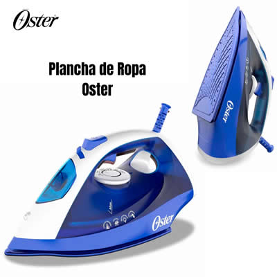 OSTER PLANCHA A VAPOR 1600 W GCSTBS6003 CON BASE ANTIHADERENTE