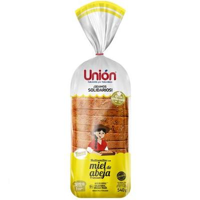 PAN DE MOLDE UNION MULTISEMILLAS Y CHIPS DE MIEL 540G