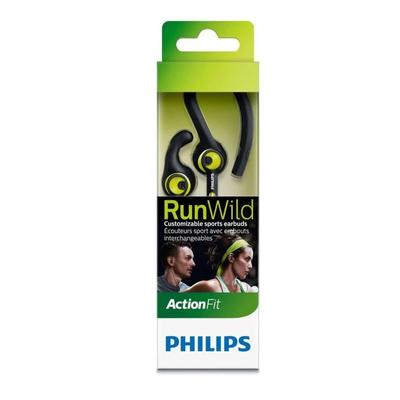 PHILIPS AUDIFONOS IN-EAR DEPORTIVO CON CABLE ULTRA LIGERO SHQ1400CL NEGRO PHILIPS SHQ1400CL