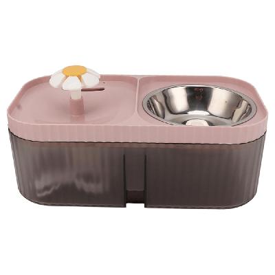 PLATO + BEBEDERO DE AGUA PARA GATO 3 L CAPACIDAD AJ 3 L