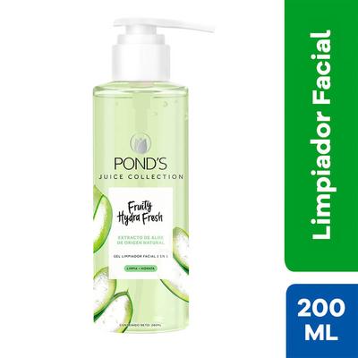 POND'S LIMPIADOR FACIAL FRUITY HYDRA FRESH EXTRACTO DE ALOE 200 ML