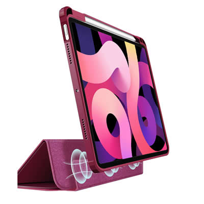 PSG CO FUNDA IPAD 9NA.8VA.7MA GEN 10.2" CASE ROSA + TAPA DESMONTABLE CUBIERTA TRANSPARENTE