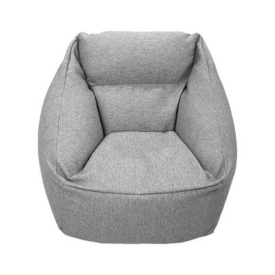 PUFF TIPO SILLA CON RELLENO DE POLIESTIRENO Y FUNDA INTERIOR