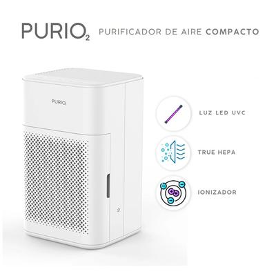 PURIO PURIFICADOR DE AIRE 5 NIVELES PURIFICACION FILTRO HEPA COMPACTO LUZ UV AIR CHIC