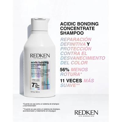 REDKEN PACK ACID BONDING SHAMPOO 300 ML + ACONDICIONADOR 300 ML + TRATAMIENTO 150 ML REDKEN