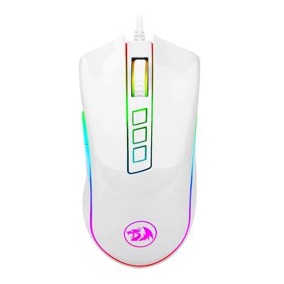 REDRAGON GAMING MOUSE COBRA M711 WHITE RGB 8 PROGRAMMABLE BUTTONS