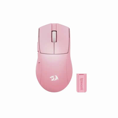 REDRAGON MOUSE GAMER INALAMBRICO K1NG PRO M916 ROSADO 4K HZ WIRELESS ROSA