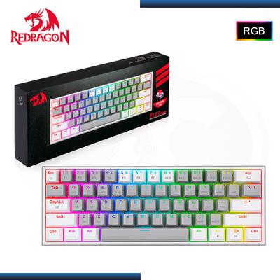 REDRAGON TECLADO FIZZ PRO K616 RGB WIRELESS SWITCH RED ESPAÑOL / GREY-WHITE
