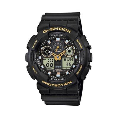 RELOJ ANALOGO DIGITAL CASIO G-SHOCK JAPONES DE EDICION LIMITADA GA-100GBX-1A9 COLOR NEGRO