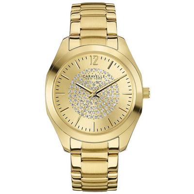 RELOJ CARAVELLE BY BULOVA MUJER 44L159 ANALOGICO CON PIEDRAS - DORADO