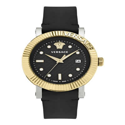RELOJ VERSACE V-CLASSIC DE CUERO PARA HOMBRE EN ACERO INOXIDABLE
