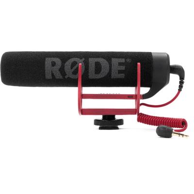 RODE KIT DE MICROFONO CAÑON VIDEOMIC GO CON MONTURA PARA CAMARA Y PARABRISAS DEADCAT