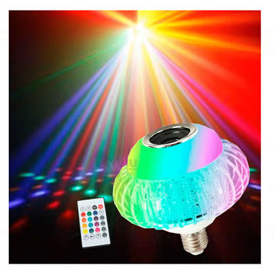 RYBIU FOCO TE30280 BLUETOOTH LED TONO MULTICOLOR + PAPEL REGALO