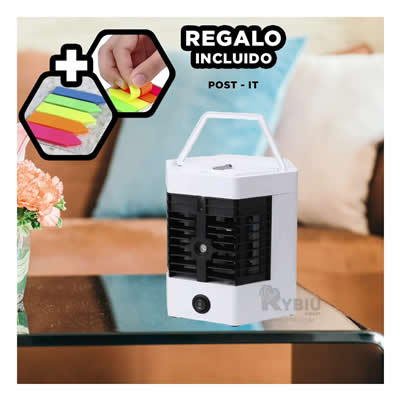RYBIU HUMIDIFICADOR DE AIRE PORTABLE COLOR BLANCO + REGALO STICKERS TE29787